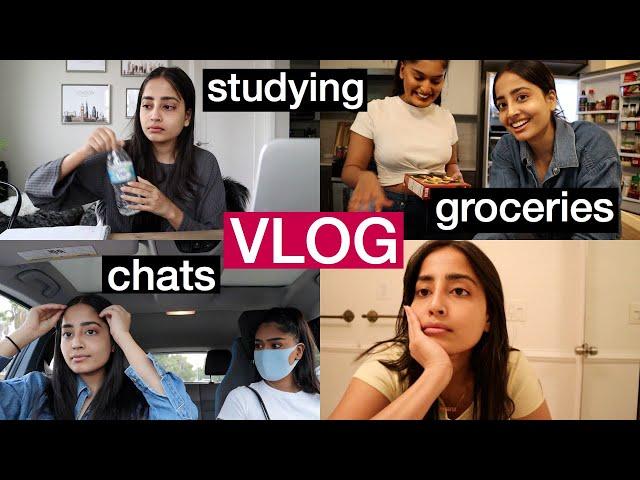 Study Sessions, Thai Food, Groceries & Chats | VLOG