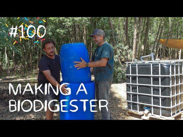 #100 Converting our food waste into cooking gas with this DIY biodigester