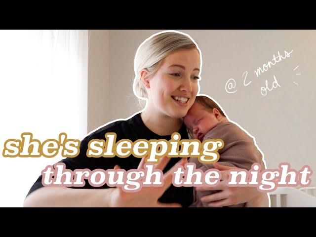 2 Month Old Sleeping Through The Night!!! | Clean + Chat With Me VLOG