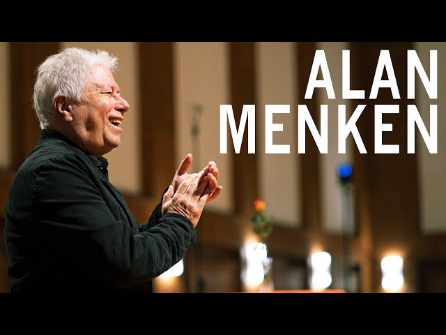 Alan Menken getting serenaded by the Vienna Boys Choir at Synchron Stage Vienna