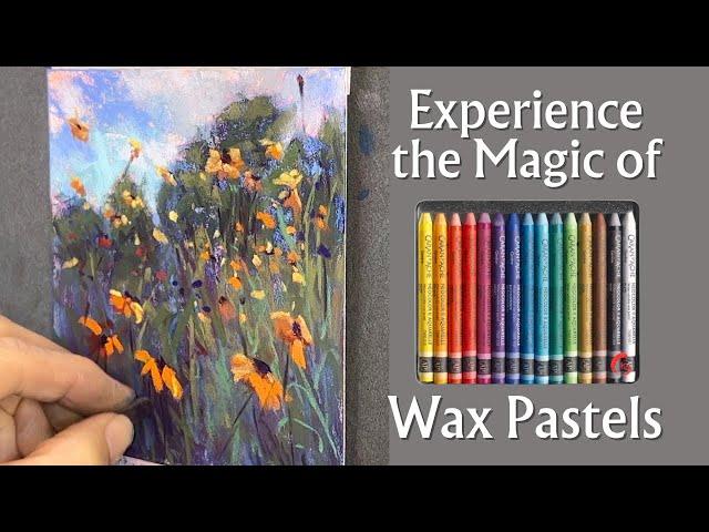 Transforming Effects of Water Soluble Wax Pastels! Watch the Magic Happen