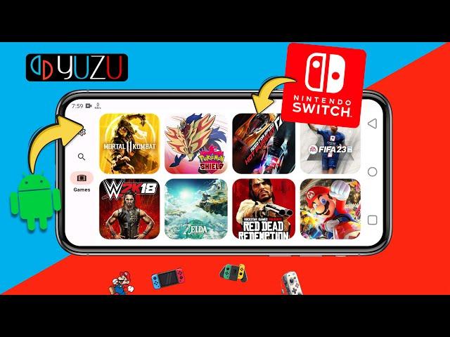 How to play Nintendo Switch Games on Android | Yuzu Emulator Android