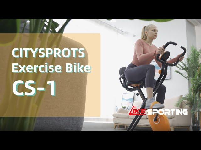 CITYSPORTS  CS-1 Folding Magnetic Semi Recumbent Upright Bike