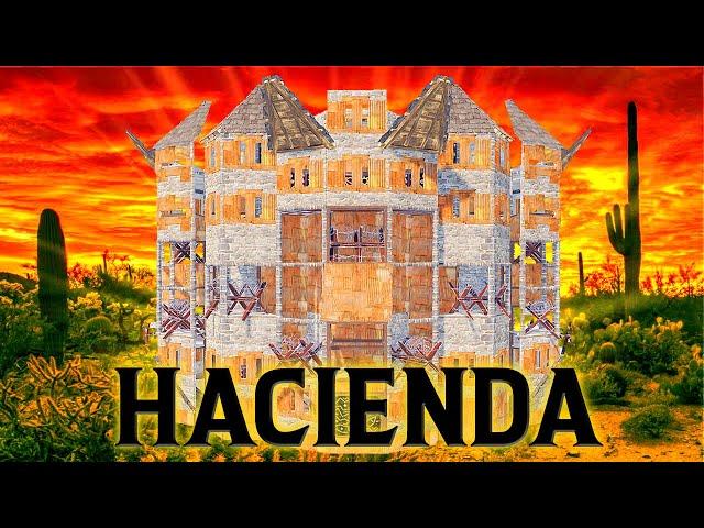 HACIENDA 3x1 • Twin Bunkers • Open Core • China Wall • 8 Man Base • RUST