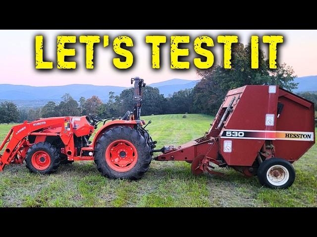 We Bought a Round Baler This Morning - Making Hay by Afternoon!