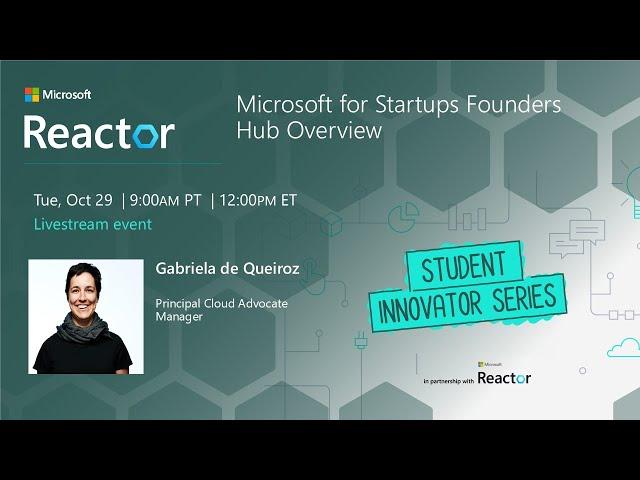 Microsoft for Startups Founders Hub Overview