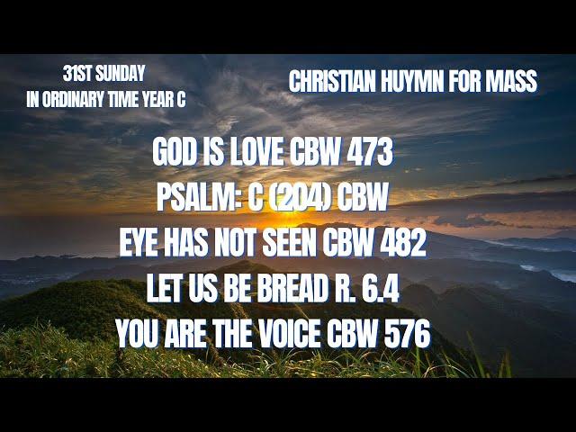 31st Sunday In Ordinary Time C II Christian Hymn with Lyrics II Church Songs For Mass