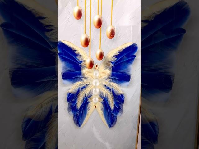 Fluttering Elegant Butterfly Crystal Glass Painting - YF Decor