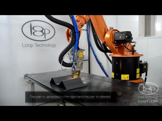 Robotic laser cleaning with automatic path generation