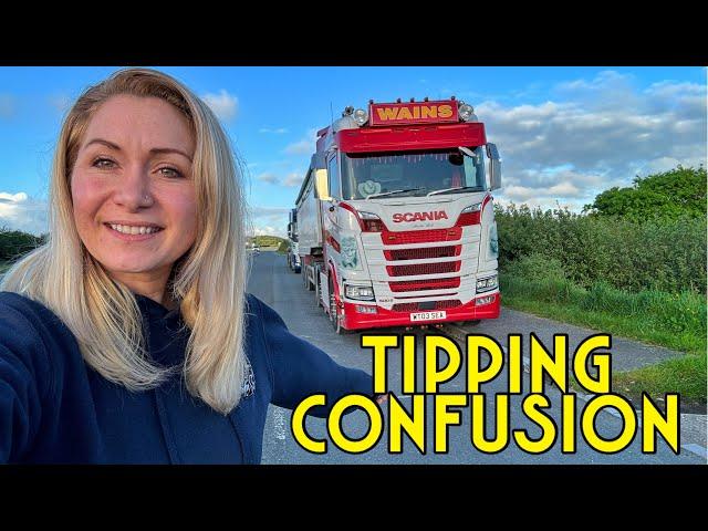 Confusion about where to tip my load | last minute loading at closing time | good days trucking