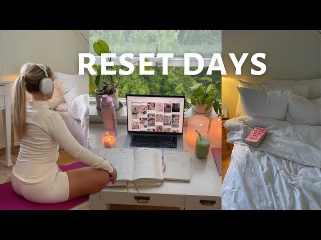 mid-year LIFE RESET days at home | goal setting, cleaning, journaling & finding motivation