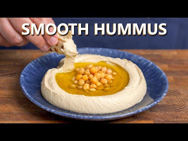 The Secret To SMOOTH Homemade Hummus