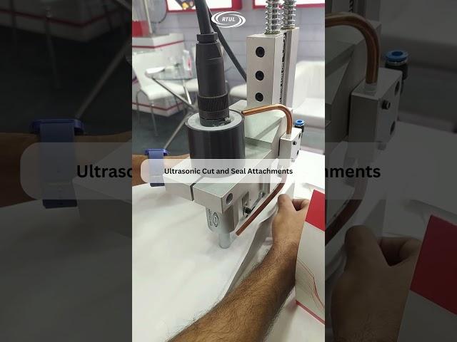 Ultrasonic sealing cutting attachment