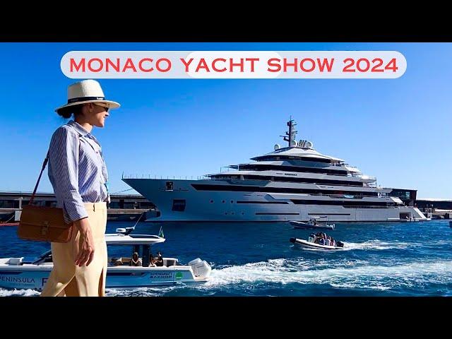 MONACO YACHT SHOW 2024 with Madame GALU |BILLIONAIRES PLAYGROUND | LUXURIOUS LIFESTYLE