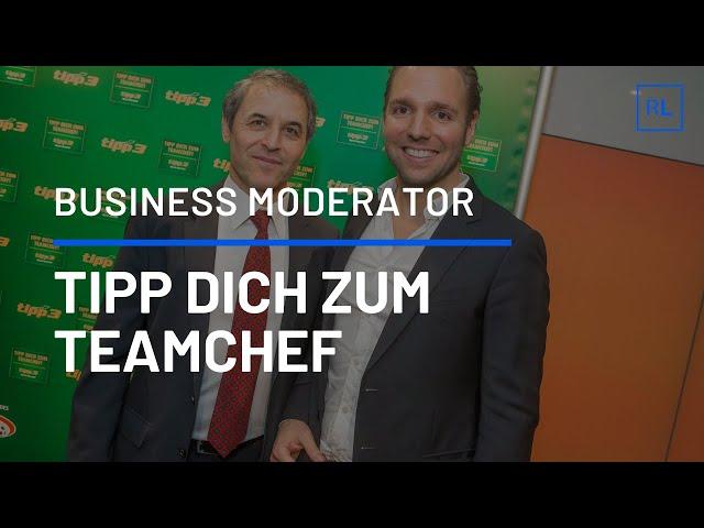 Ronny Leber moderiert Tipp3 "Tipp dich zum Teamchef"-Finale