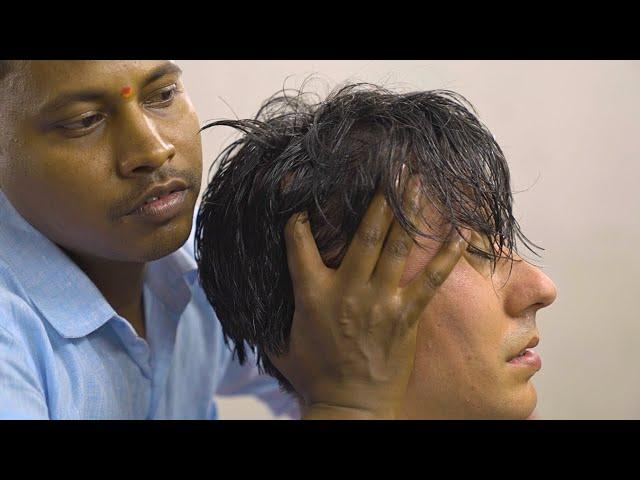 ASMR Indian Head Massage from Barber Vikram