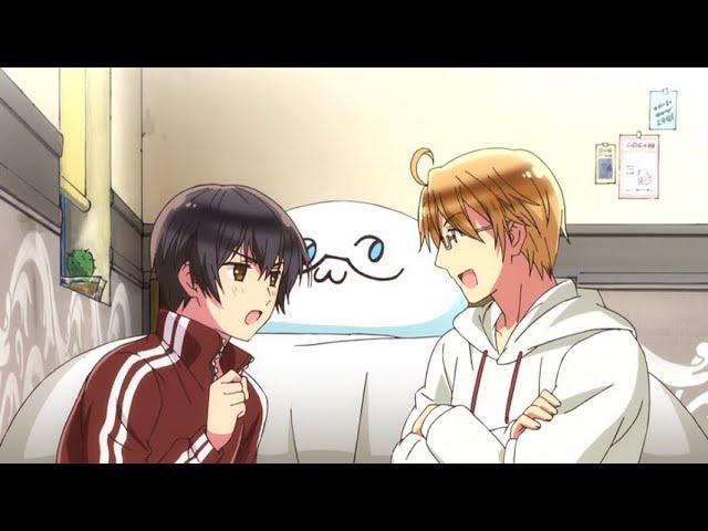 Hetalia- America and Japan's cohabitation, but they speak their native languages (sub + dub)