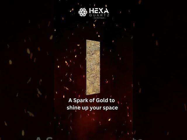 Discover the Luxury of Alaska Gold Granite | Timeless Elegance by Hexa Quartz #interiordesign #home