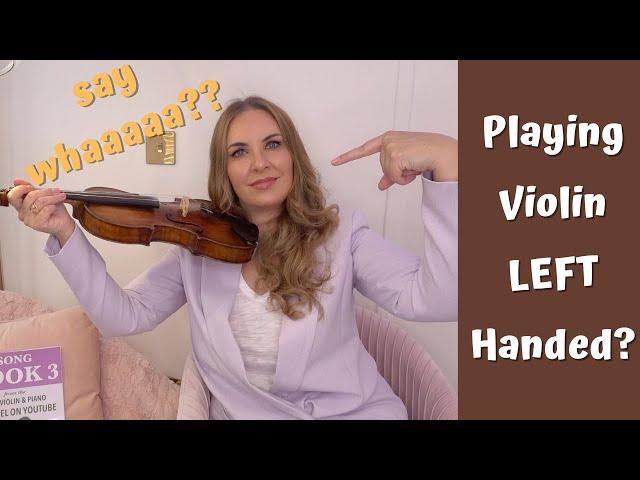 Can You Really Play The Violin LEFT Handed??!!