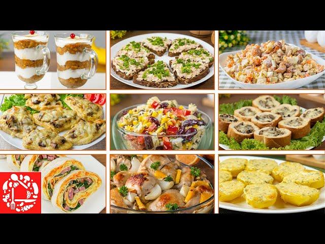 9 quick and delicious recipes for the holiday table! Recipes for New Year 2024