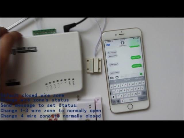 Wire/Wireless gsm alarm system For your Home security