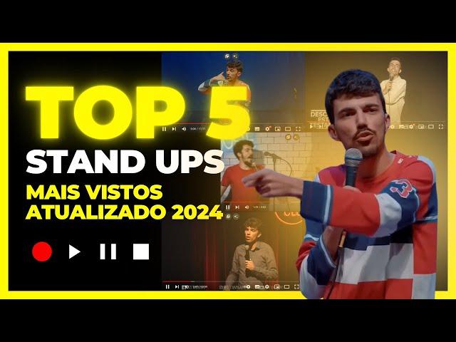 TOP 5 STAND UPS MAIS VISTOS DE STEVAN GAIPO | ATUALIZADO 2024