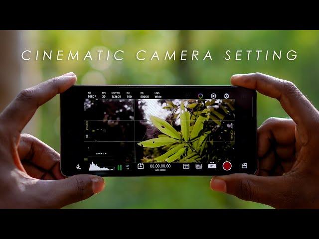 Cinematic Camera Settings for Smartphone Camera - Protake Cinematic Video Settings