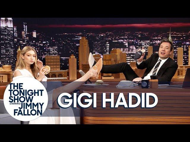 Gigi Hadid Gives Jimmy the Only Men's Pair of Her EyeLoveMore Mules