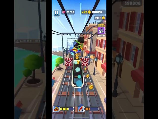 Subway Surfers  One Run Challenge #subwaysurfers #gaming #subwaysurfshortvideos