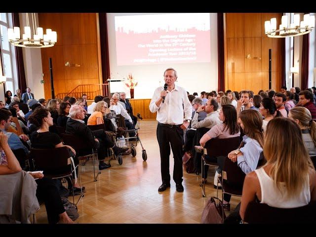 Anthony Giddens opens the Academic Year 2015/16 at the Hertie School
