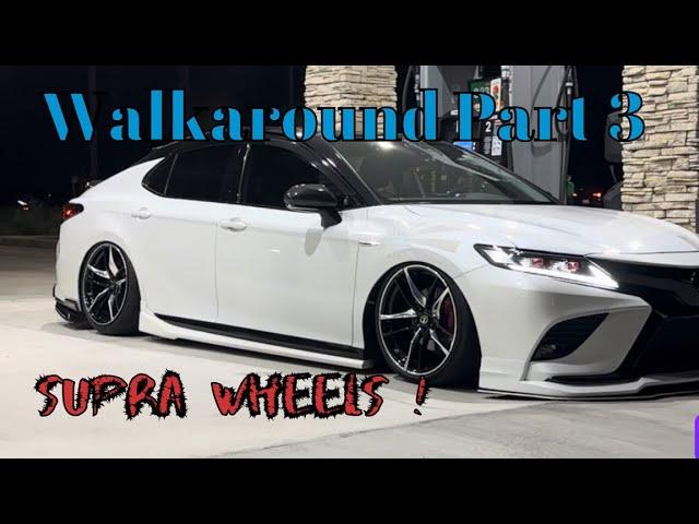 Toyota Camry XSE Modded Walk Around Part 3 and Fitted Supra Wheels ! MTXSE26 wheel change update