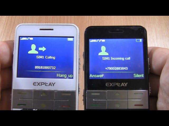 Incoming call & Outgoing call at the Same Time  2 Explay BM55