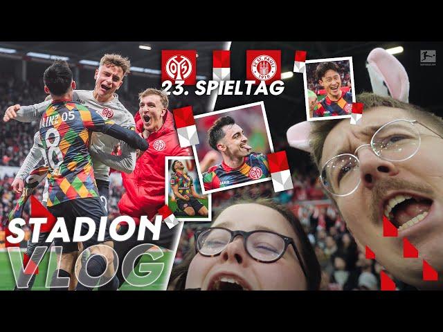 FASTNACHTSDREIER! 🟡 1. FSV Mainz 05 - FC St. Pauli |  Stadion-VLOG  | 24/25