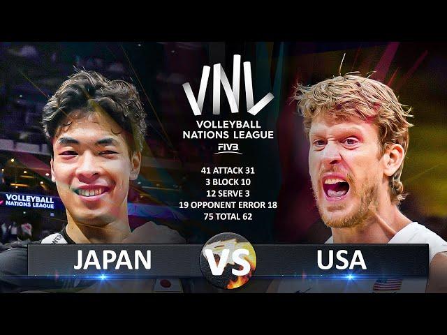 Japan vs USA | Men's VNL 2024