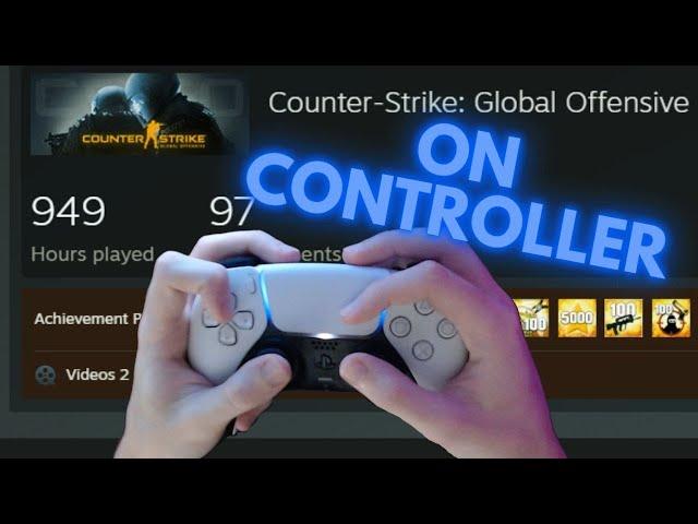 This Is What 1K Hours of CS:GO On Controller Looks Like...