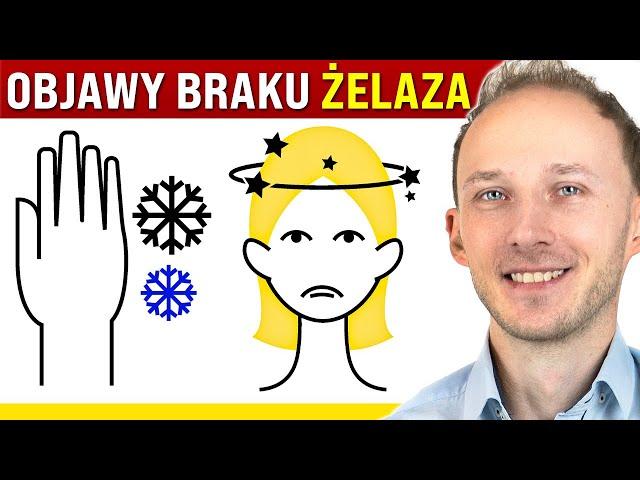 9 oznak, że Twój organizm domaga się żelaza! Niedobór żelaza: objawy | dr Bartek KRÓCEJ