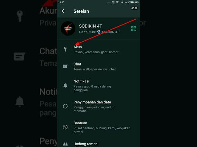 CARA HAPUS AKUN WHATSAPP PERMANEN #shorts #videoshort #videoshorts