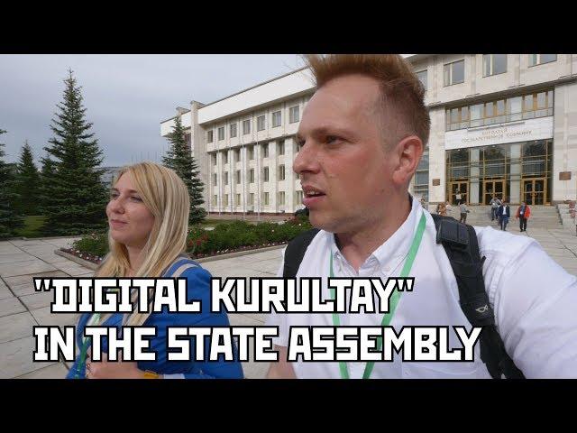 "Digital Kurultay" in The State Assembly of Bashkortostan. Ufa, Russia