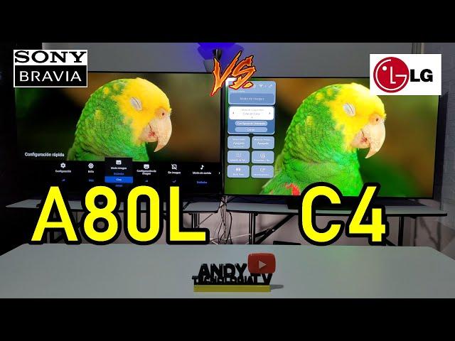 SONY A80L vs LG C4: XR Triluminos Pro vs Perfect Color / Smart TVs 4K OLED