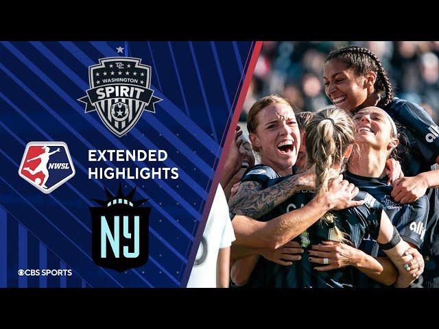 Washington Spirit vs. NJ/NY Gotham FC: Extended Highlights | NWSL Championship Semi Final