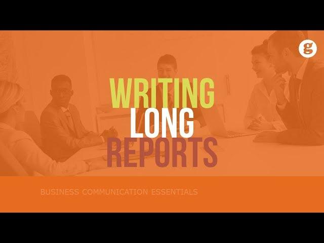 Writing Long Reports