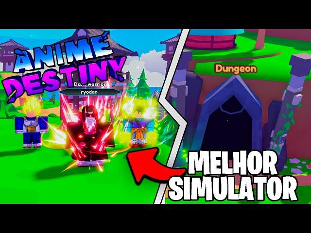 NOVO MELHOR SIMULATOR DE ANIMES DO ROBLOX!!! - Anime Destiny