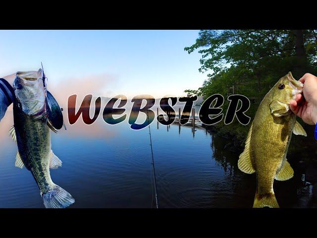 Bass Fishing Webster Lake New Hampshire with a Jig │ Chatterbait │ Crawler │ Spinnerbait │ Jerkbait