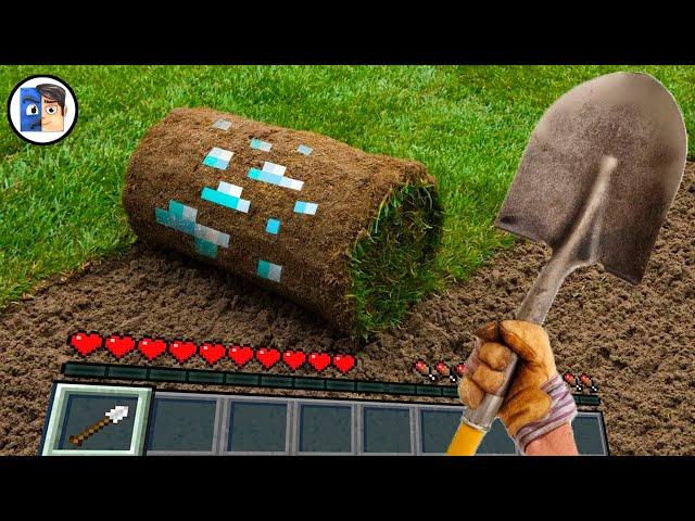 Minecraft in Real Life POV - Secret Treasures Realistic Texture Pack