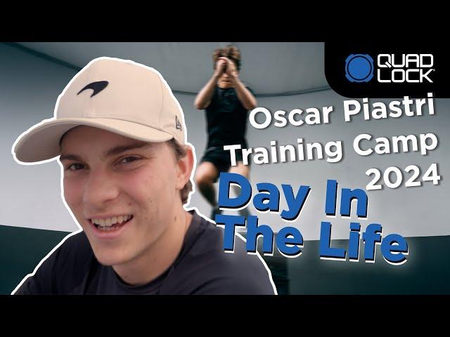 Oscar Piastri Training Camp 2024 - Day In the Life Presented by Quad Lock