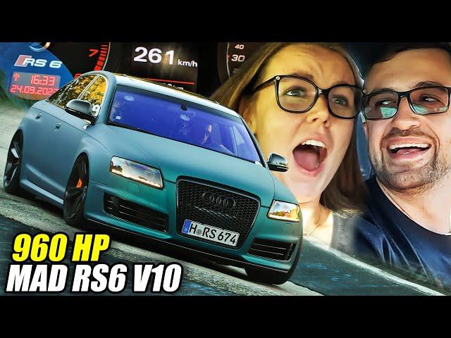 INSANE 960hp AUDI RS6 V10! // Nürburgring