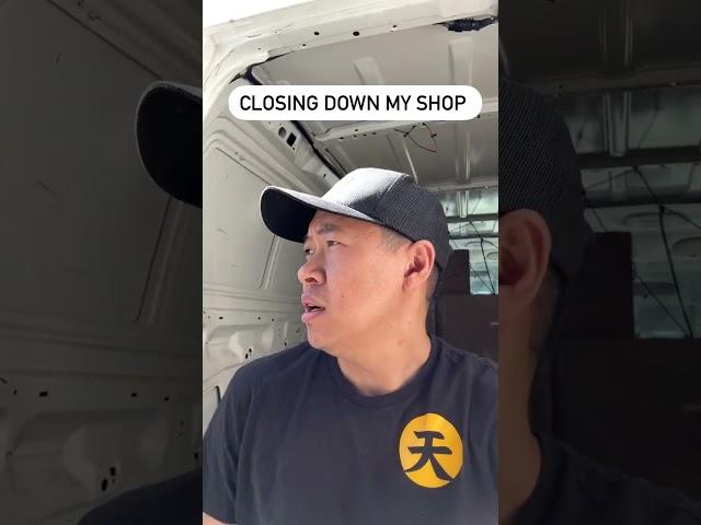 Closing Down My Shop