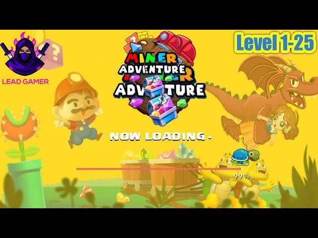 Miner Adventure Save Princess Level 1-25   #games #gaming #gameplay
