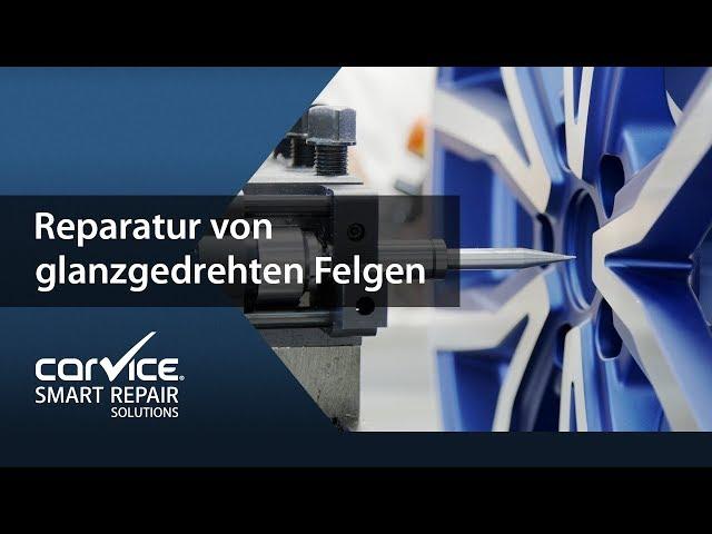 Felgenreparatur mit CNC Drehmaschinen für glanzgedrehte Felgen