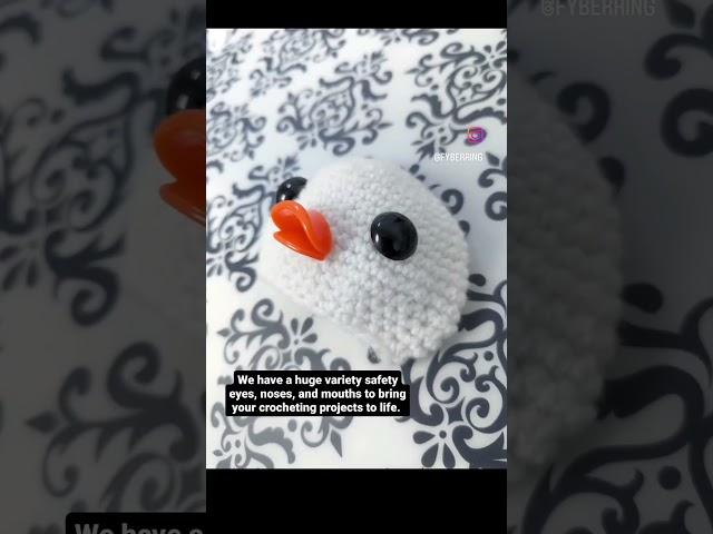 #marjielouscreations #fyberring #yarnburn #yarnring#crochet #safetyeyes #ducklips #noses #yarntok